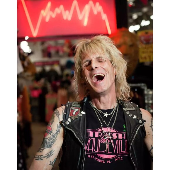 Trash & Vaudeville Shirt vintage Original Tripp Punk Rock 80s 90s Distressed S/M - Picture 3 of 11